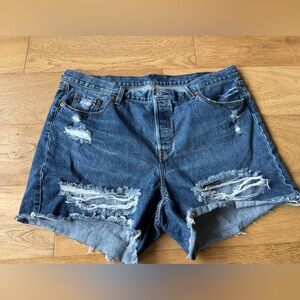 Levis 501 jean shorts 18W